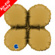 13 inch Gold Satin Base Drops Foil Balloon Holder (1)