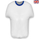 24 inch White & Blue Sports Shirt Foil Balloon (1)