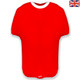 24 inch Red Sports Shirt Foil Balloon (1)