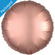 18" Amscan Rose Copper Silk Round Foil Balloon (1)