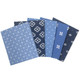 Mosaic Essential Blue Printed Fat Quarters - 45cm x 55cm (5)