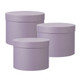 Lilac Hat Boxes (3)