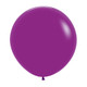 24" Fashion Purple Orchid Sempertex Latex Balloons (3)