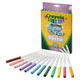 Crayola Pastel Super Tips Coloured Marker Pens (12)