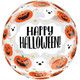 18 inch Halloween Iridescent Pumpkins Clearz Balloon (1)