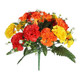 35cm Orange Pembroke Carnation & Gyp Mixed Bunch (1)