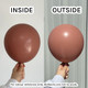 12" Standard Clay Pink Kalisan Latex Balloons (100)