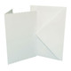 White Scalloped Cards & Envelopes - 5" x 7" (50)