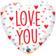 18 inch Love You Little Hearts Foil Balloon (1)