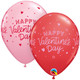 11 inch Valentine's Little Hearts Assorted Latex Balloons (25)