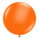 24" Orange Tuftex Latex Balloons (3)