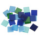 Blue & Green Assorted Mini Mosaic Squares (25g)