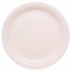 Marshmallow Pink Paper Plates (8)