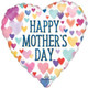 28 inch Mother's Day Sprinkled Hearts Foil Balloon (1)