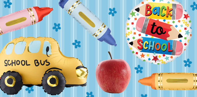 We have a fantastic range of Back to School balloons & accessories at Balloon Market!