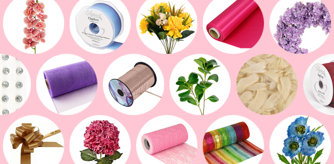 Explore our stunning Eleganza range: featuring ribbon, florals, embellishments and more!