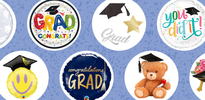 Browse our range of Graduation balloons, partyware and accessories here!