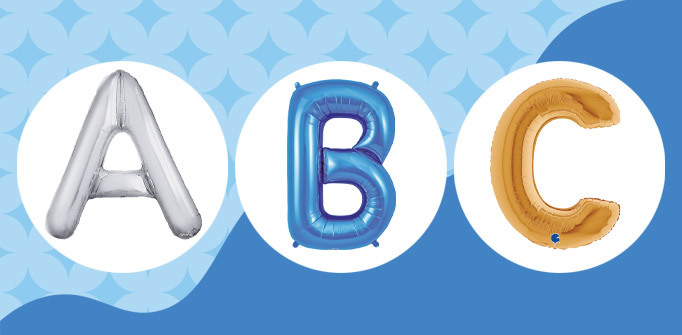 Save up to 60% on foil letter balloons throughout January at Balloon Market!