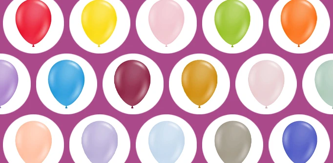 A selection of Tuftex latex shades.
