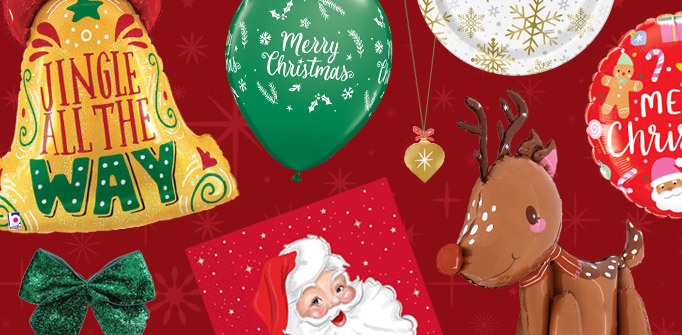 Shop festive foils and partyware in our Christmas section!