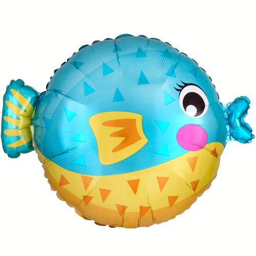 Grabo 37 Inch Clownfish Foil Balloon - Metallic Character Shape For Party Decor