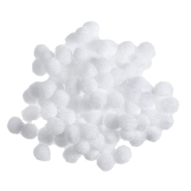 Pom Poms 20mm White 100 Pieces