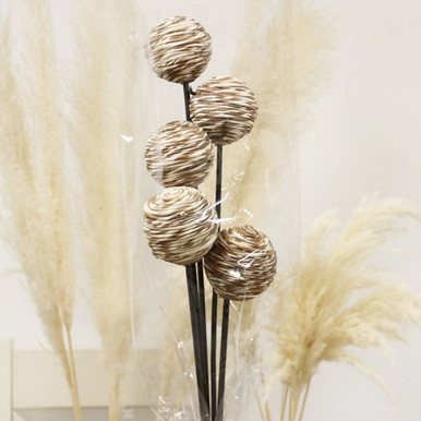Stems Rope 44cm Dried Rope Ball Stems (1)