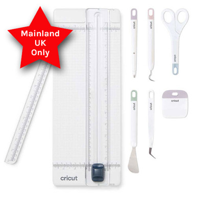 Cricut Essential Tool Set - 7-teiliges Werkzeug-Set Für Schneiden, Entgittern & Mehr
