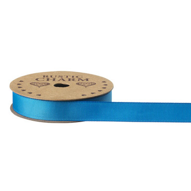 Norwegian Blue Grosgrain Ribbon - 15mm x 10m (1)