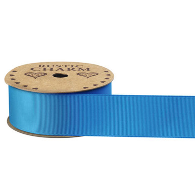 Norwegian Blue Grosgrain Ribbon - 32mm x 10m (1)