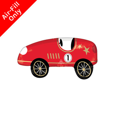 12 inch Race Cars Winner Foil Balloon (1) - UNPACKAGED