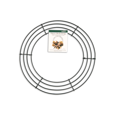 12 inch Green Coated Wire Ring (1)