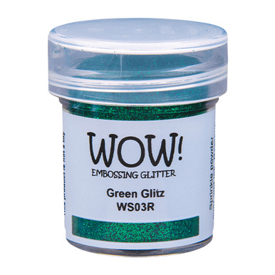 Green Glitz Embossing Powder - 15ml (1)