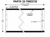 7' x 20' Mega Mesh Dump Truck Tarp