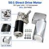 Motor 50:1 motor 3-year warranty.