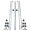 Arm set for up to 24 feet - Heavy-Duty Aluminum Arm set with 5/8 inches Underbody springs, lower arm connectors, 3-piece cross piece, rubber bumpers, and 12 feet arms w/bend