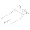 Arm set for up to 32 feet - Heavy-Duty Aluminum Arm set with 5/8 inches Underbody springs, lower arm connectors, 3-piece cross piece, rubber bumpers, and 16 feet arms w/bend