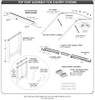 96 inches Electric Flip Tarp 16 feet Gantry Kit