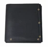 21 oz. Black Slag-Shed Fiberglass Welding Blanket w/ Grommets 24'' Apart