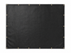 23 oz. Black Slag Shed Fiberglass Welding Blanket - Full Flat Lay with Brass Grommets 24" Apart