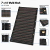 7' X 18' F/S Multi-Color Mesh Dump Truck Tarp