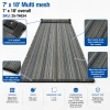 7' X 18' F/S Multi-Color Mesh Dump Truck Tarp