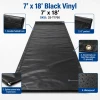 7' X 18' F/S 18 oz. Black Vinyl Dump Truck Tarp