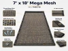 7' X 18' F/S Heavy Duty Mega Mesh Dump Truck Tarp