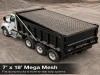 7' X 18' F/S Heavy Duty Mega Mesh Dump Truck Tarp