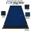 8’ x 28’ Mega Mesh™ (Replacement Tarp), Donovan OX / K-PAC & Quick Flip