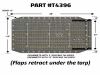 9' 8" x 28' Mega Mesh™ Pioneer w/Flaps (Replacement Tarp)