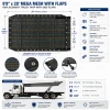9’ 8” x 28’ Mega Mesh™ Pioneer, w/flaps (Replacement Tarp) | DeBrovys