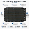 9’ 8” x 28’ Mega Mesh™ Pioneer, w/flaps (Replacement Tarp) | DeBrovys