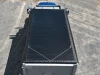 9' X 18' F/S 18 oz. Black Vinyl Dump Truck Tarp, with side flaps and shock cord